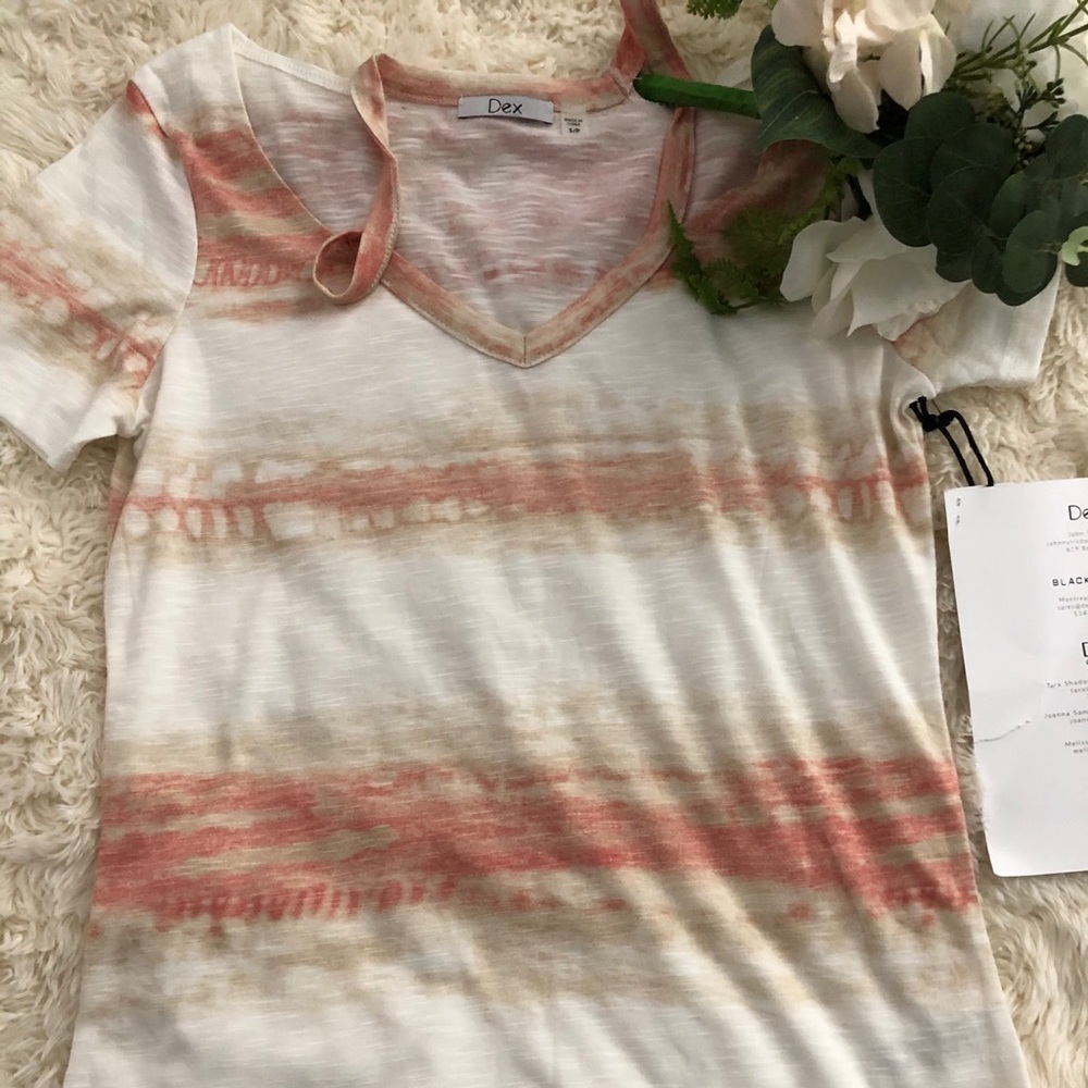 Women Cold Shoulder Shirt Small